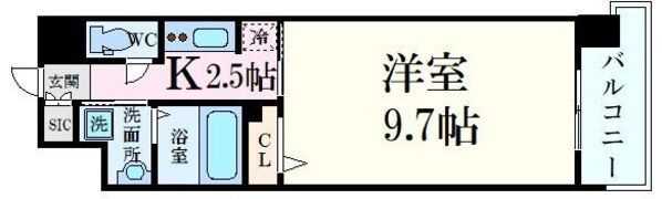 西観音町駅 徒歩12分 2階の物件間取画像